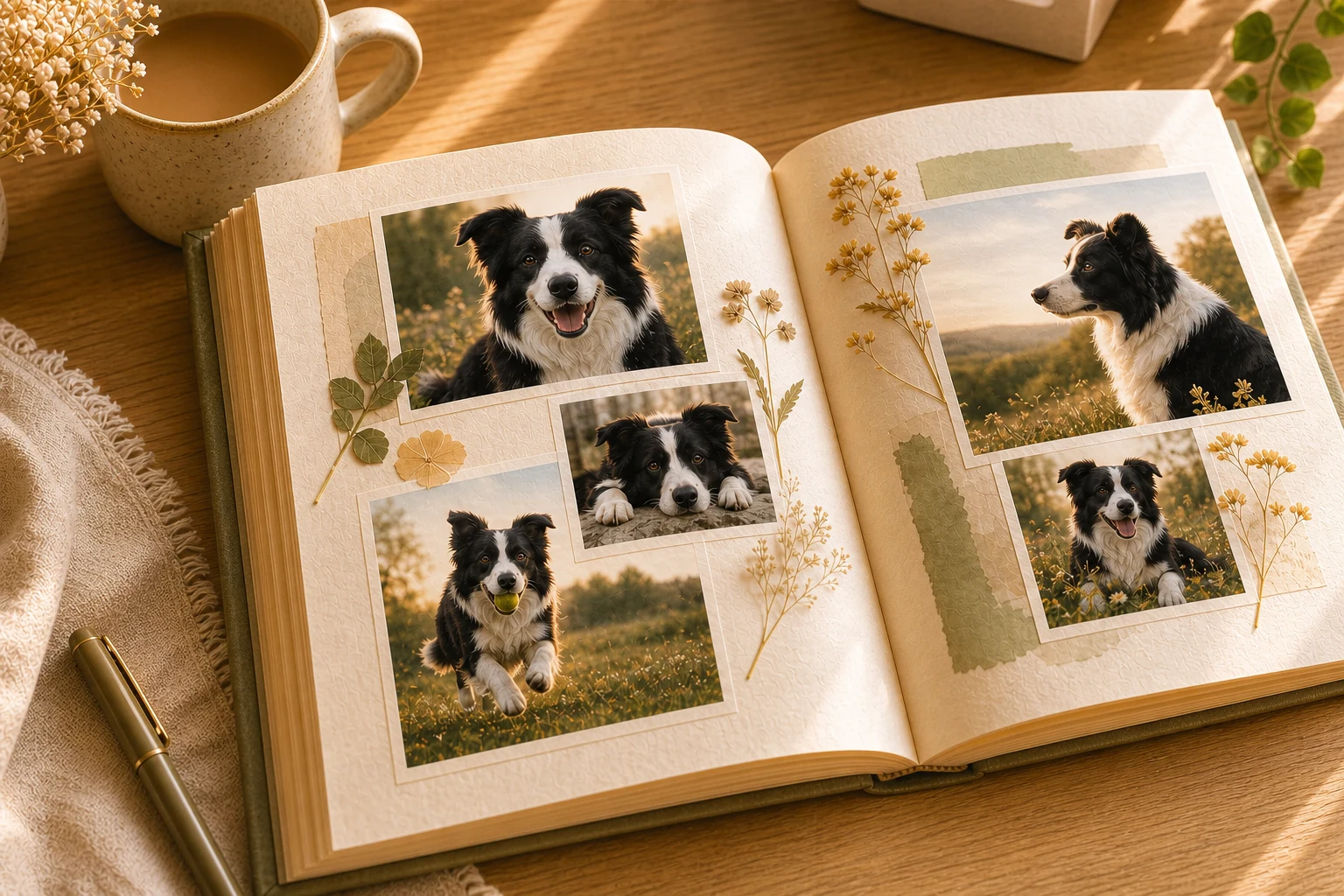 A warm photo album with Orien as the memory guide